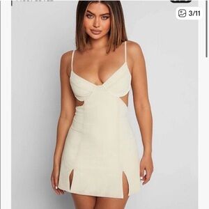 NWT Tiger Mist max mini dress in cream size xs